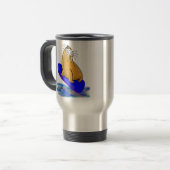 Wallyはセイウチサーフすることを行きます トラベルマグ (正面左)