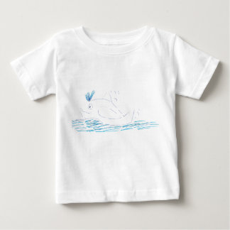 Wally Whale Jerseal JerseyベビーTシャツ ベビーTシャツ