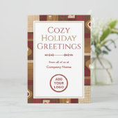 Walnut & Cranberry Retro | Warm Texture Pack シーズンカード (スタンド正面)