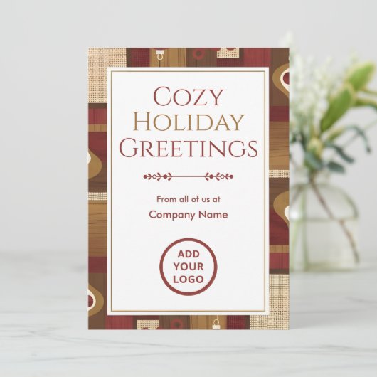 Walnut & Cranberry Retro | Warm Texture Pack シーズンカード (スタンド正面)