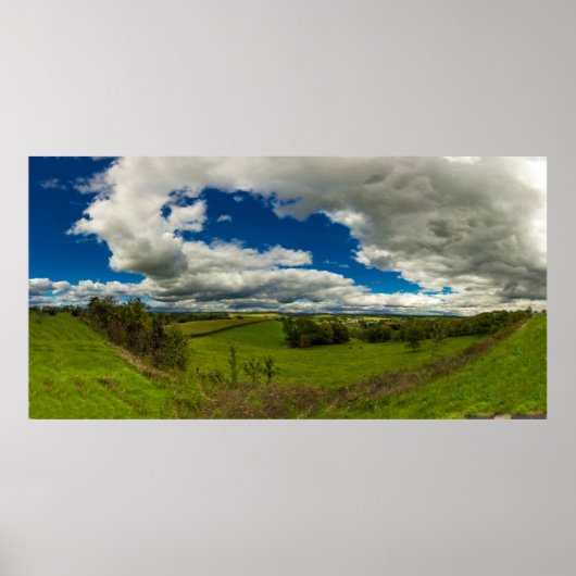 Walnut Creekの谷、オハイオ州(Summer) ポスター (正面)