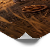 Walnut Rhinoceros Plains ポスター (角)