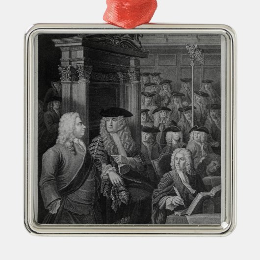 Walpoleの英国下院 メタルオーナメント (正面)