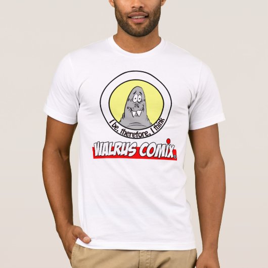 Walrus Comix Men's T-Shirt (Bella Canvas) Tシャツ (正面)
