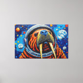 WALRUS IN SPACE-5 キャンバスプリント (正面)