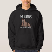Walrus Mammal Animals Walrus  Seal Animal パーカ (正面)