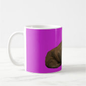 Walrus Mug on Pink コーヒーマグカップ (左)