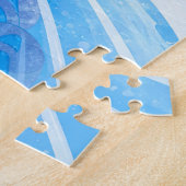 Walrus Racing Down the Track in a Fast Bobsleigh R ジグソーパズル (側面)