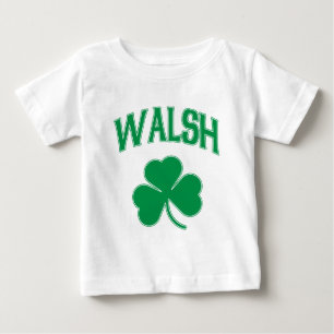 Walshのアイルランド人のシャムロック ベビーTシャツ