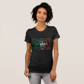 Walshのアイルランド人のプライド Tシャツ (正面フル)