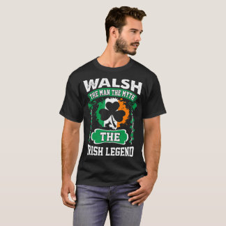 Walsh人神話のアイルランドの伝説St patricks Tシャツ