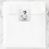 Walt Whitman, 'のに対す葉る先駆 スクエアシール (バッグ)