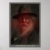 Walt Whitman - Portrait ポスター (正面)
