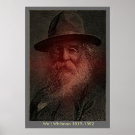 Walt Whitman - Portrait ポスター