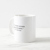 Walt Whitman Positive Quote Coffee Mug コーヒーマグカップ (正面左)