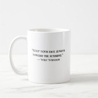 Walt Whitman Positive Quote Coffee Mug コーヒーマグカップ