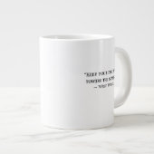 Walt Whitman Positive Quote Coffee Mug ジャンボコーヒーマグカップ (正面右)