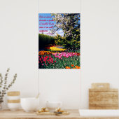 Walt Whitman Tulip Garden Poster ポスター (キッチン)