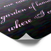 Walt Whitman Tulips Painting ポスター (角)
