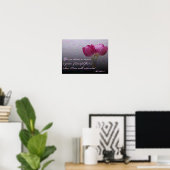 Walt Whitman Tulips Painting ポスター (ホームオフィス)