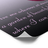 Walt Whitman Tulips Poster ポスター (角)