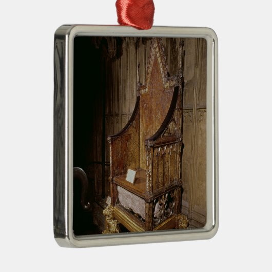 「Walter著エドワードのためにIなされる即位の椅子 メタルオーナメント (右)