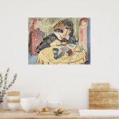 Walter 書 Gramatteの女の子（ソニア・グラマテ） ポスター (キッチン)