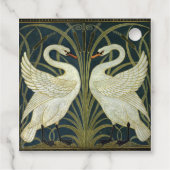 Walter Crane スワン＆ラッシュ＆アイリス ヴィクトリアン フェイバータグ (裏面)