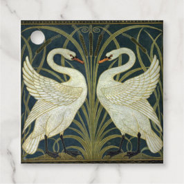 Walter Crane スワン＆ラッシュ＆アイリス ヴィクトリアン フェイバータグ