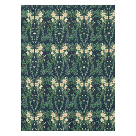 Walter Crane "Francesca" Botanical テーブルクロス (正面)