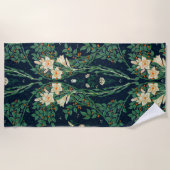 Walter Crane Francesca Botanical ビーチタオル (正面)