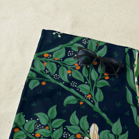 Walter Crane Francesca Botanical ビーチタオル (インサイチュ)