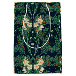 Walter Crane Francesca Botanical ミディアムペーパーバッグ