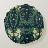 Walter Crane "Francesca" Botanical ラウンドクッション (裏面)