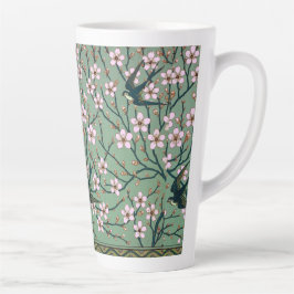 Walter Crane - Swallows and Almond Blossoms Mug カフェラテマグ