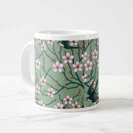 Walter Crane - Swallows and Almond Blossoms Mug ジャンボコーヒーマグカップ