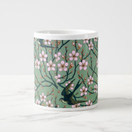 Walter Crane - Swallows and Almond Blossoms Mug ジャンボコーヒーマグカップ