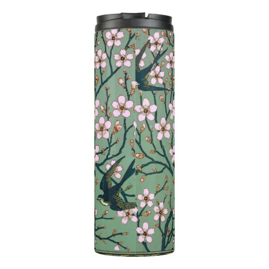 Walter Crane - Swallows and Almond Blossoms Mug タンブラー (裏面)