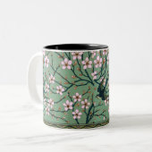 Walter Crane - Swallows and Almond Blossoms Mug ツートーンマグカップ (正面左)