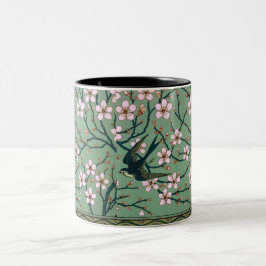 Walter Crane - Swallows and Almond Blossoms Mug ツートーンマグカップ
