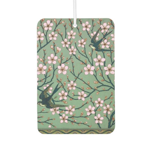 Walter Crane Swallows and Almonds カーエアーフレッシュナー (正面)
