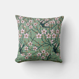Walter Crane Swallows and Almonds クッション