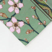 Walter Crane Swallows and Almonds フリースブランケット (角)