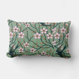 Walter Crane Swallows and Almonds ランバークッション