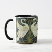 Walter Crane Swan & Rush and Iris ヴィクトリアン マグカップ (左)