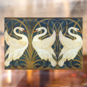 Walter Crane Swan  Rush And Iris Art Nouveau ウィンドウサイン (シート2)