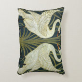 Walter Crane Swan & Rush and Iris Victorian  アクセントクッション (正面(垂直))