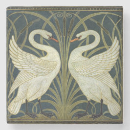 Walter Crane Swan & Rush and Iris Victorian  ストーンコースター