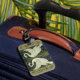 Walter Crane Swan & Rush and Iris Victorian  ラゲッジタグ