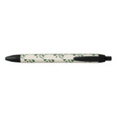 Walter Crane Vintage Saxon Red Rose Pattern 黒ボールペン (裏面)
